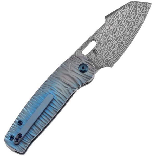Kansept Orlok Nested Linerlock Damascus Blue