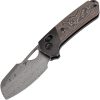 Kansept Nahual Crossbar Lock Copper CF - Damascus