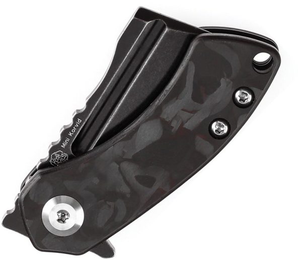 Kansept Mini Korvid Linerlock CF - CPM S35VN Carbon