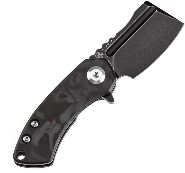 Kansept Mini Korvid Linerlock CF - CPM S35VN Carbon