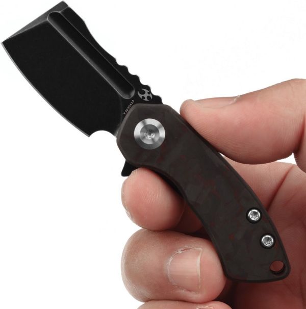 Kansept Mini Korvid Linerlock CF - CPM S35VN Carbon