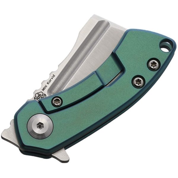 Kansept Mini Korvid Linerlock Green Ti