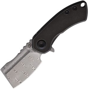 Kansept Mini Korvid Linerlock Damascus BW