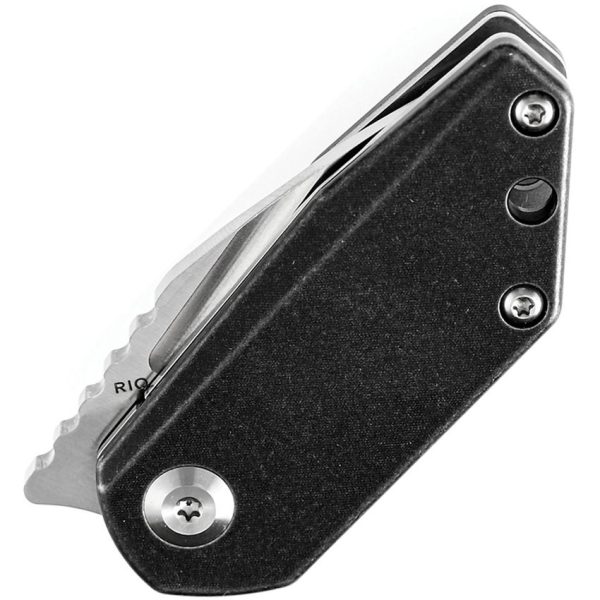 Kansept RIO Linerlock Black Titanium Tanto Knife