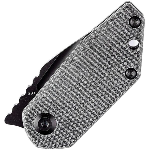 Kansept RIO Linerlock Black Micarta Tanto