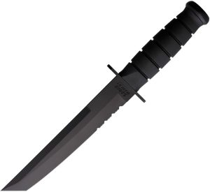 KA1245.jpg Ka-Bar Black Tanto Fixed Blade Knife 8" 1095 Steel USA Made