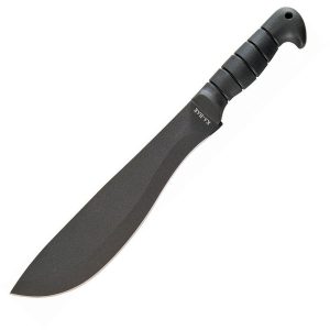 Ka-Bar Machete Cutlass 11" Fixed Blade Black 1085 Carbon Steel