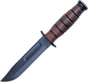 KA1250.jpg Ka-Bar Short USMC Fixed Blade 1095 Carbon Steel Knife