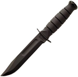 KA1256.jpg Ka-Bar Short Plain Edge Fixed Blade 1095 Carbon Steel Black