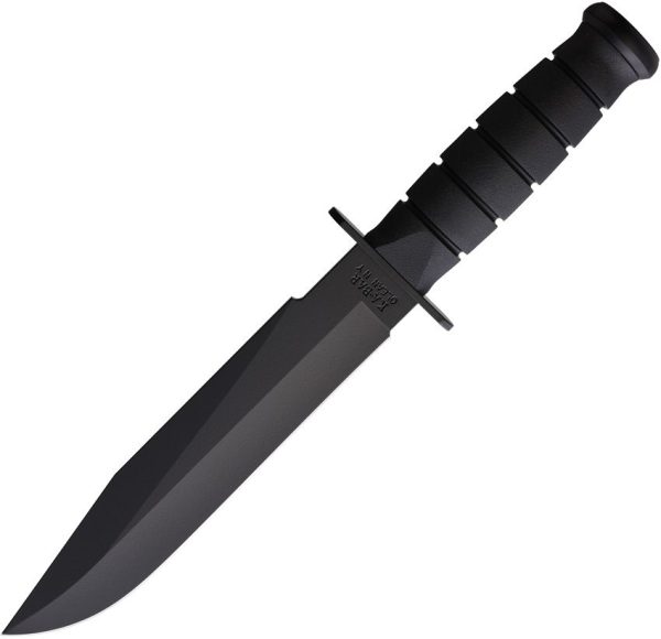 KA1269.jpg Ka-Bar Fighter Fixed Blade 8" Black 1095 Steel EDC Knife