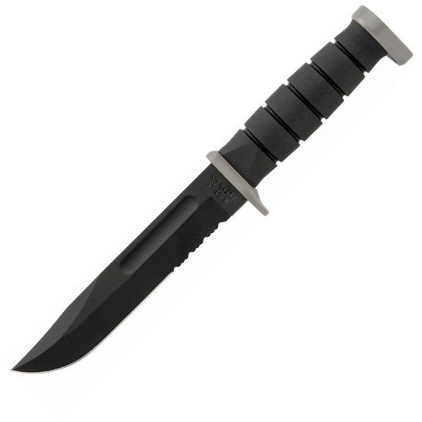 Ka-Bar D2 Extreme Utility Fixed Blade Knife 7" D2 Steel Black