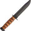 Ka-Bar Dogs Head Utility Fixed Blade Knife 1095 Carbon Steel
