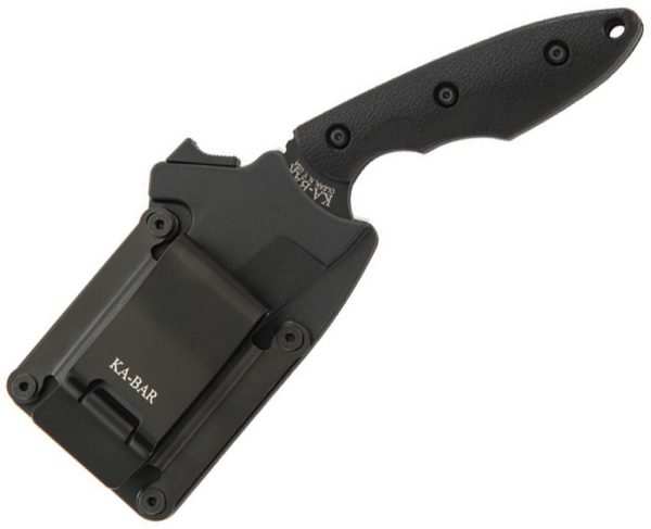 Ka-Bar TDI Hinderer Hell Fire Fixed Blade 3.5" Black 1095 Steel