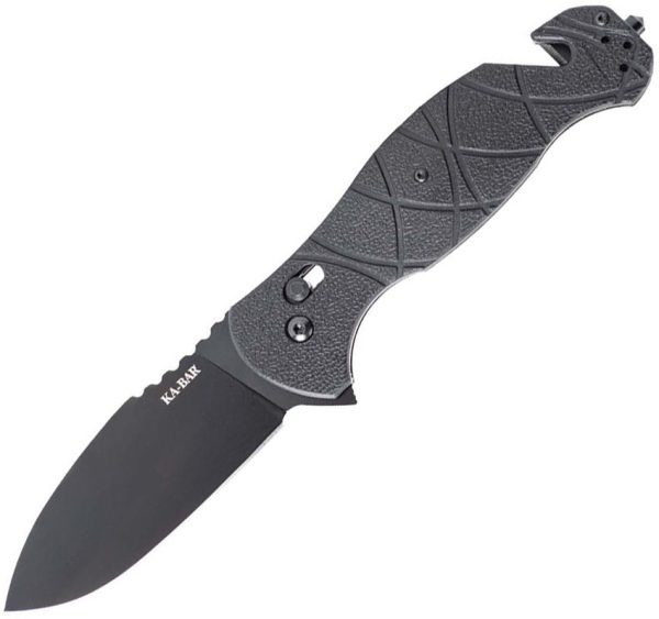 Ka-Bar Coyote Crossbar Lock Folding Knife AUS-8 Black