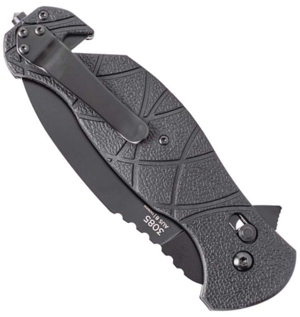 Ka-Bar Coyote Crossbar Lock Folding Knife AUS-8 Black