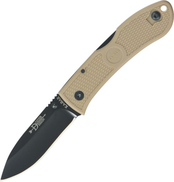 KA4062CB.jpg Ka-Bar Dozier Hunter Lockback Folding Knife AUS-8 Coyote Brown