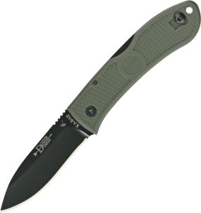 KA4062FG.jpg Ka-Bar Dozier Hunter Lockback Folding Knife AUS-8 Foliage Green