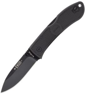 KA4062S35.jpg KA-Bar Dozier Lockback Folding Knife S35VN Black 3in Blade