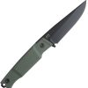 Ka-Bar Apex Fixed Blade D2 Steel Green Handle Knife 4in