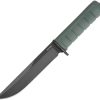 Ka-Bar Dust I Fixed Blade 6.13" D2 Steel Green Handle Knife