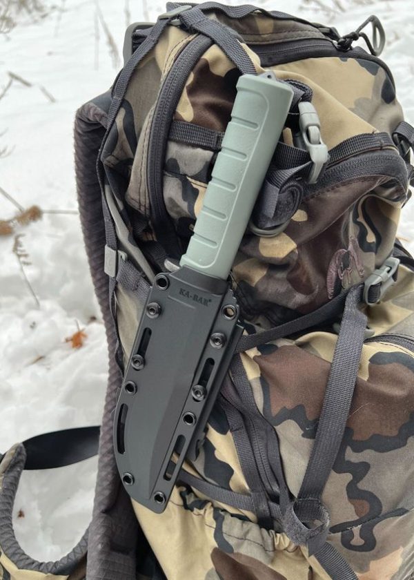 Ka-Bar Dust I Fixed Blade 6.13" D2 Steel Green Handle Knife