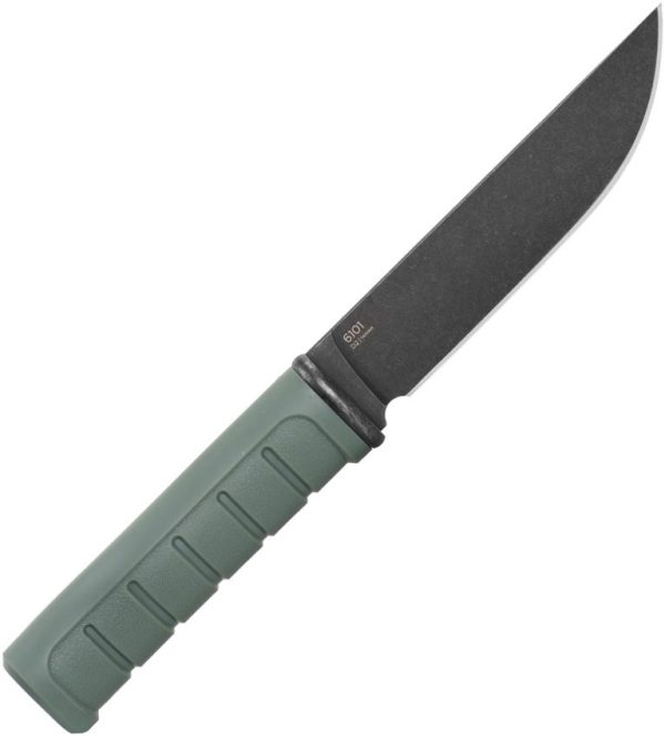 KA6101_add_02.jpg Ka-Bar Dust II Fixed Blade D2 Steel Green Handle Knife