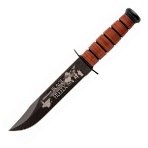 Ka-Bar USN Operation Iraqi Freedom Fixed Blade 7" Bowie Knife