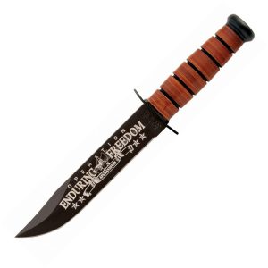 Ka-Bar USN OEF Afghanistan Bowie Fixed Blade 7" 1095 Steel