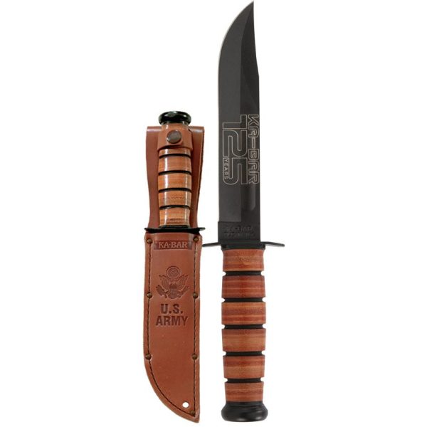 Ka-Bar 125th Anniversary Army Fixed Blade 7" 1095 Steel