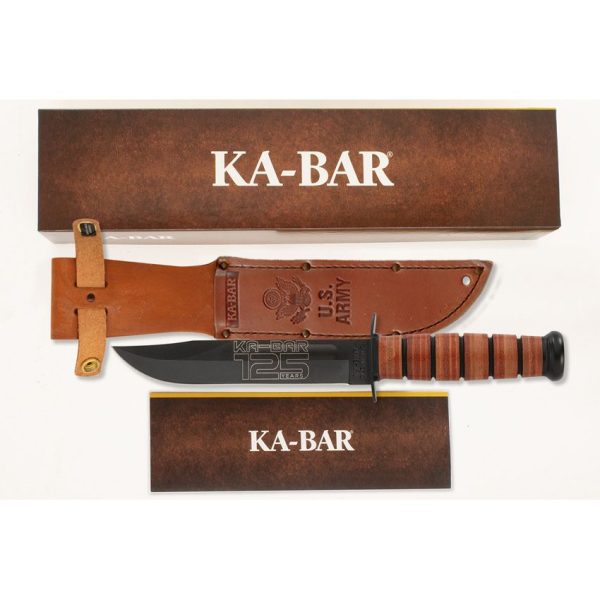 Ka-Bar 125th Anniversary Army Fixed Blade 7" 1095 Steel