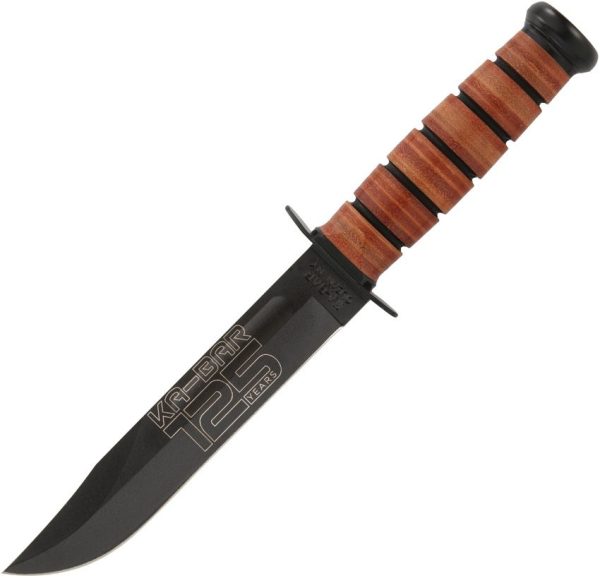 Ka-Bar 125th Anniversary USMC Fixed Blade Knife 1095 Steel