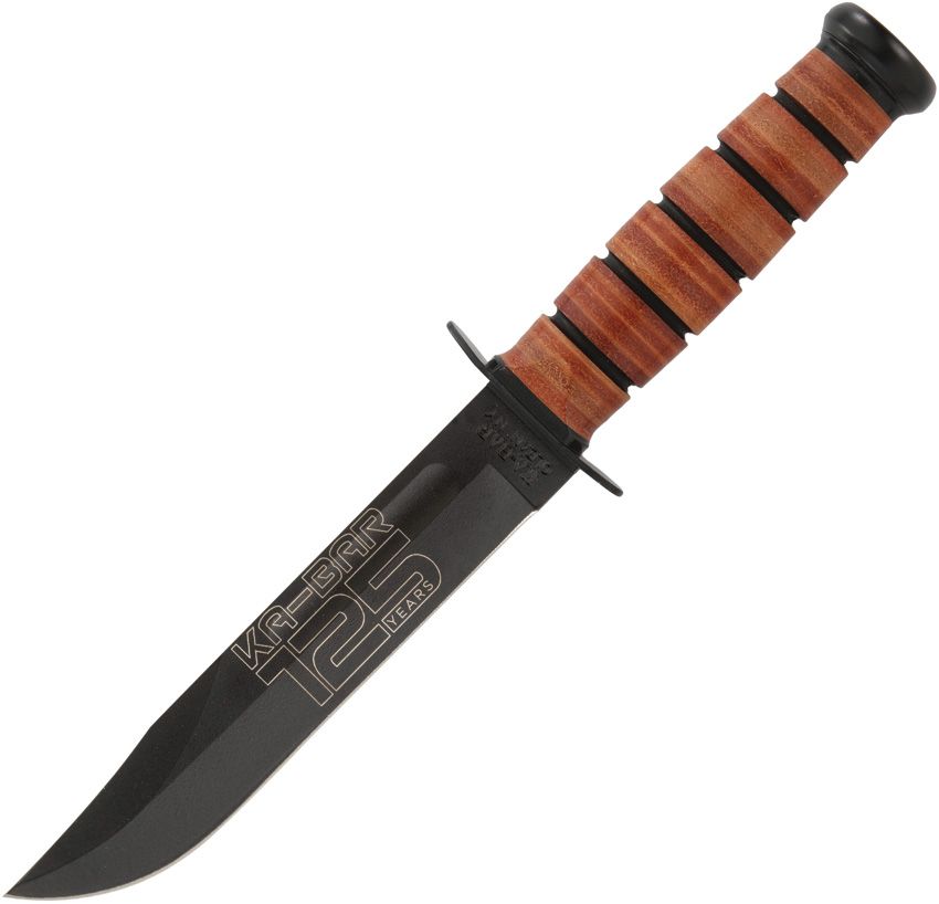Ka-Bar 125th Anniversary Navy 7" Fixed Blade with Sheath