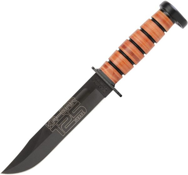 Ka-Bar 125th Anniversary Dog Fixed Blade 7" 1095 Carbon Steel