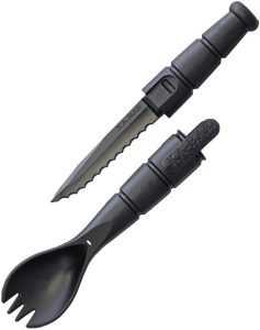 KA9909.jpg Ka-Bar Tactical Spork with Hidden Blade - Black
