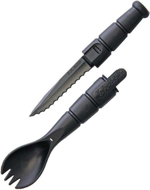 Ka-Bar Tactical Spork with Hidden Blade - Black