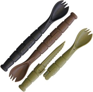 KA9909MIL.jpg Ka-Bar Sport Spork 3-Pack Multi-Color - Hidden Blade