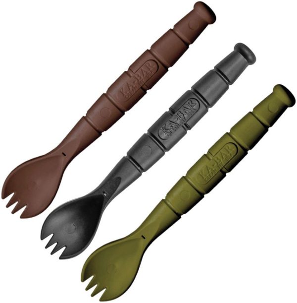 Ka-Bar Sport Spork 3-Pack Multi-Color - Hidden Blade