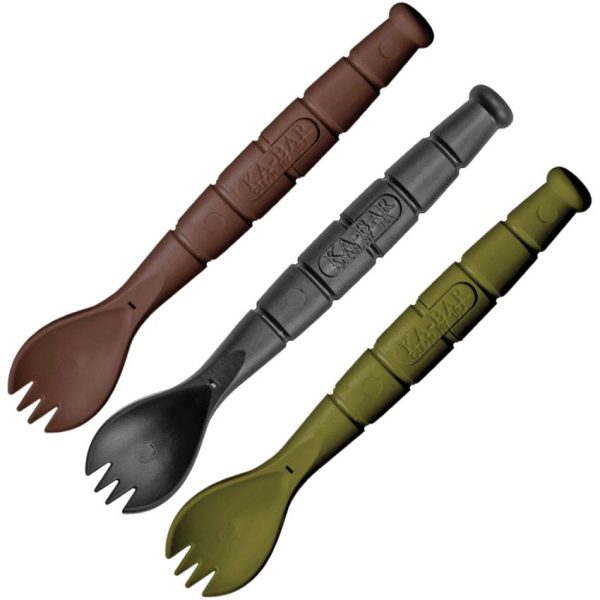 Ka-Bar Sport Spork 3-Pack Multi-Color - Hidden Blade