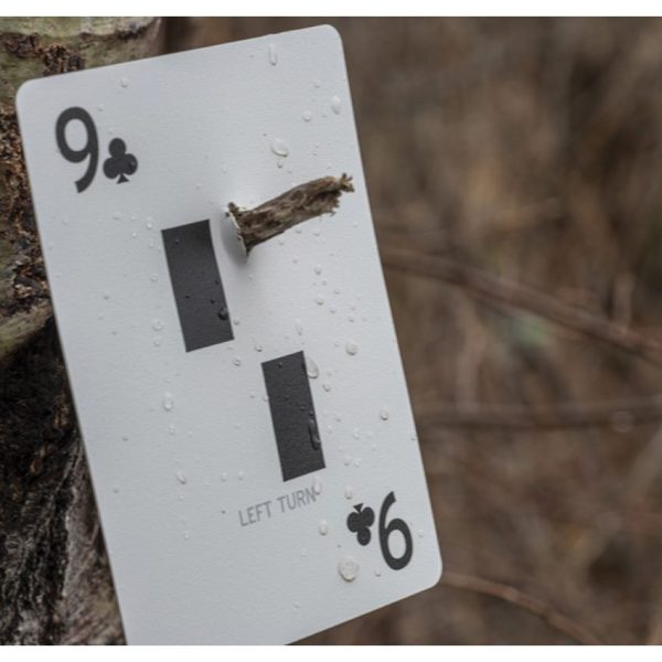 Ka-Bar Playing Cards Water Resistant White PVC