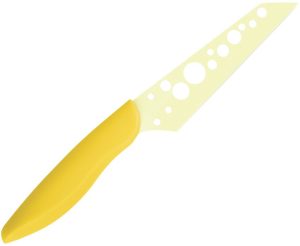Kai USA Komachi 2 Cheese Knife 9.25 inch Yellow
