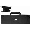 Kai USA 8 Slot Knife Roll Black Zippered Canvas Storage Case