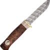Karesuando Beaver Damask Fixed Blade Knife Damask Steel