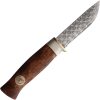 KAR350105.jpg Karesuando Beaver 8 Rose Damasteel Fixed Blade Knife