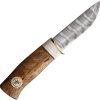 Karesuando Beaver 8 Dense Twist Damasteel Fixed Blade Knife