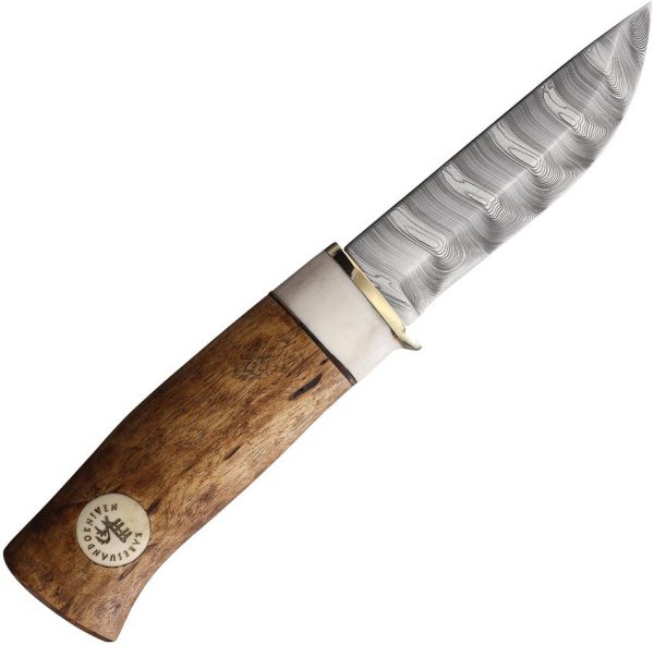 Karesuando Beaver 8 Dense Twist Damasteel Fixed Blade Knife
