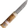 Karesuando Sami Jarven Nordic Light Fixed Blade Damasteel Knife