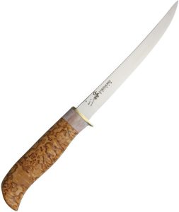 KAR3522.jpg Karesuando Laxen Fixed Blade Knife 6.25" Sandvik Stainless Fillet