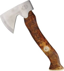 KAR4014.jpg Karesuando Stoera Axe Brown Stainless Fixed Blade Swedish