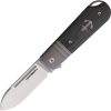 Karbon Ahoy Framelock Folding Knife 3.13" M390 Black Micarta