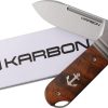 Ahoy Framelock Ironwood